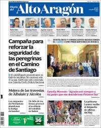 Portada de Diario del AltoAragón (España)