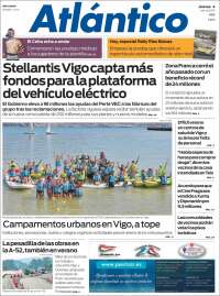 Portada de Atlántico Diario (España)