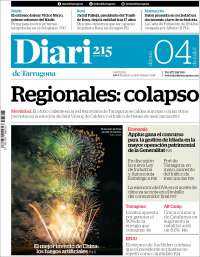 Portada de Diari de Tarragona (España)