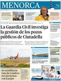 Portada de Menorca - Diario Insular (España)