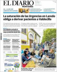 Portada de El Diario Montañés (España)