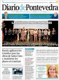 Portada de Diario de Pontevedra (España)