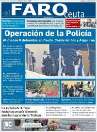 Portada de El Faro de Ceuta (España)