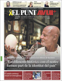 Portada de El Punt Avui - Girona (España)