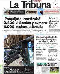 Portada de La Tribuna de Toledo (España)