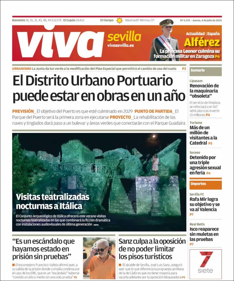 Portada de Viva Sevilla (España)