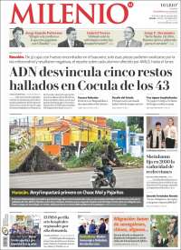 Portada de Milenio - Jalisco (México)