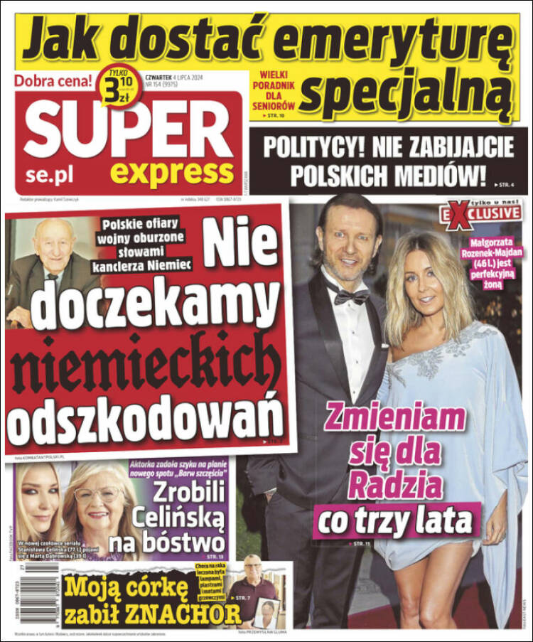 Portada de Super Express (Polonia)