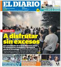 Portada de El Diario NY (USA)