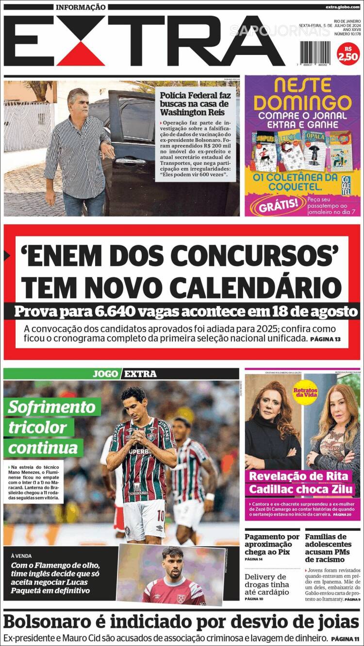 Portada de Extra (Brasil)