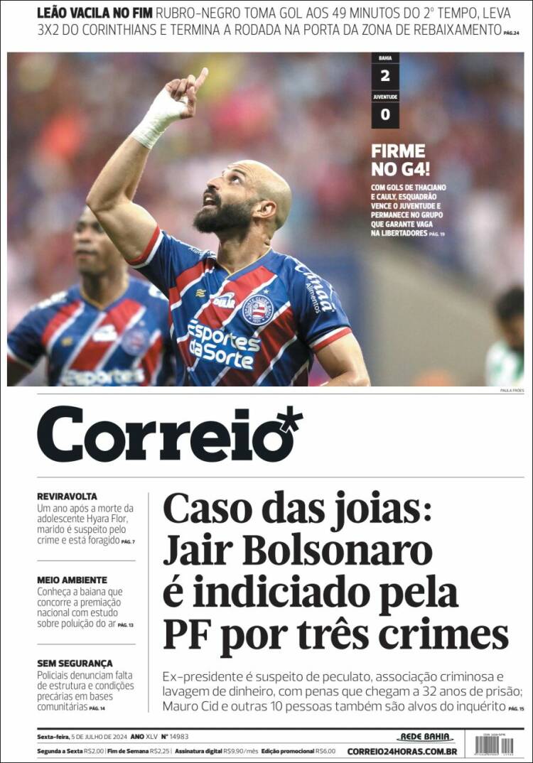 Portada de Correio* (Brasil)