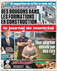 Portada de Le Journal de Montréal (Canada)