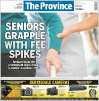 Portada de The Province (Canadá)