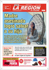 Portada de Diario La Región de Coquimbo (Chile)