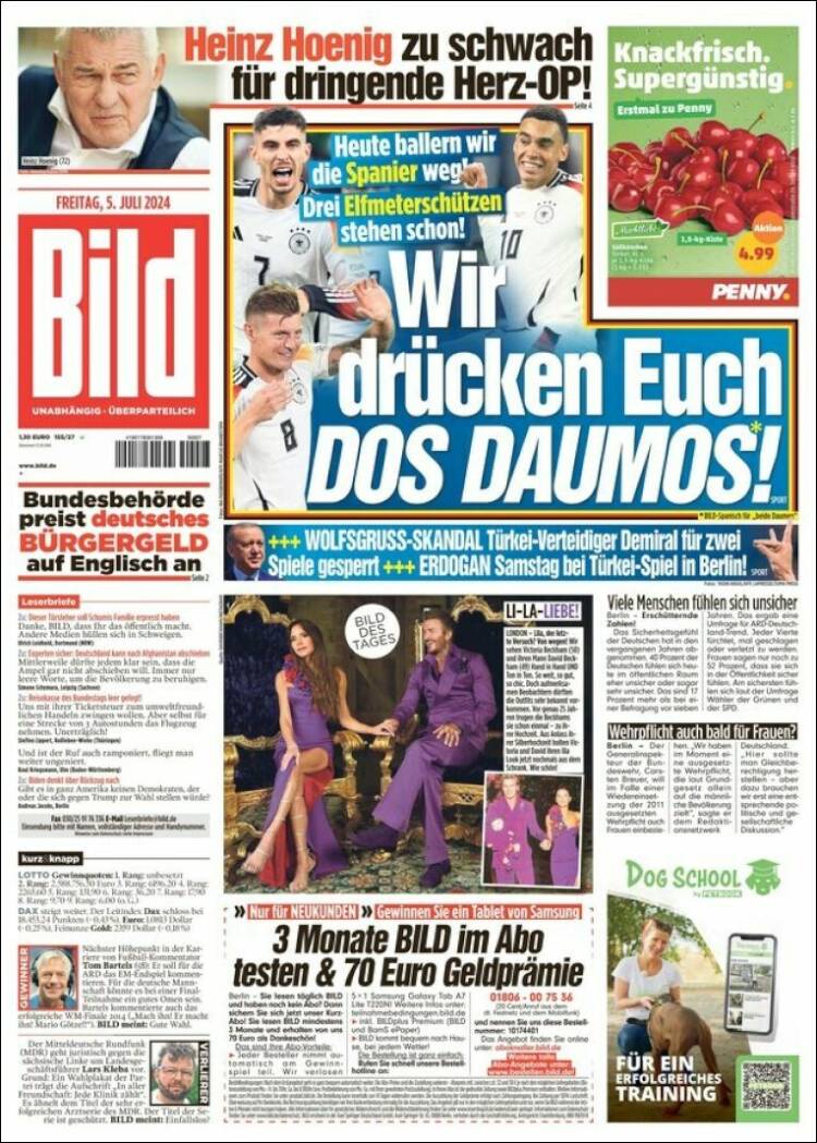 Portada de Bild (Alemania)