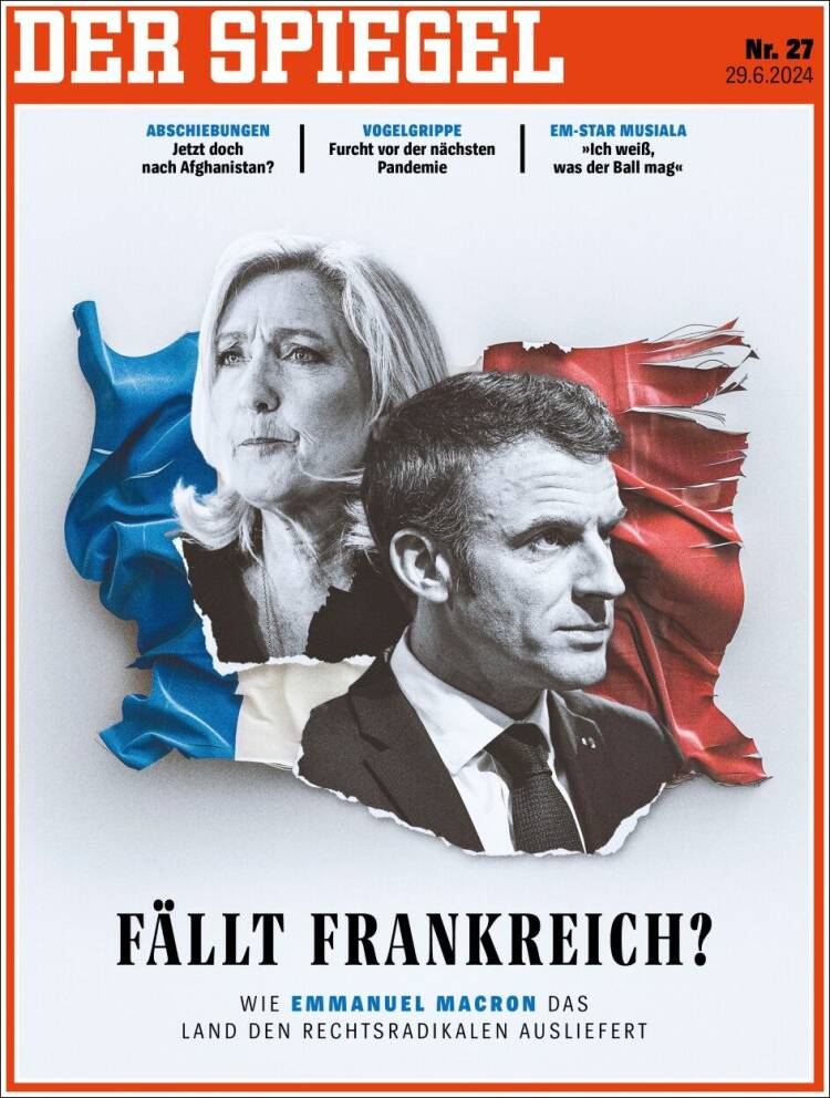 Portada de Der Spiegel (Alemania)
