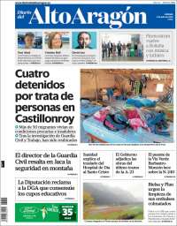 Portada de Diario del AltoAragón (España)