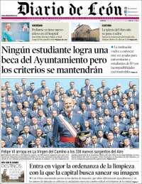 Portada de Diario de León (España)