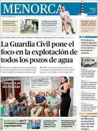 Portada de Menorca - Diario Insular (España)