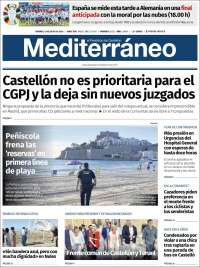 Portada de El Periódico Mediterraneo (España)