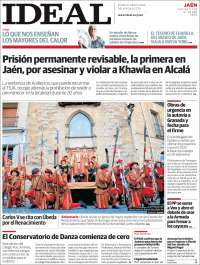 Portada de El Ideal de Jaén (España)