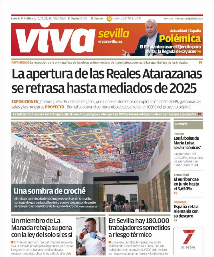 Portada de Viva Sevilla (España)