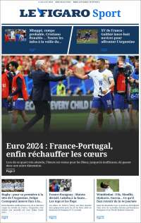 Portada de Le Figaro Sport (Francia)