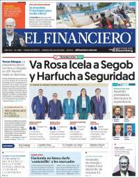 Portada de El Financiero (Mexique)