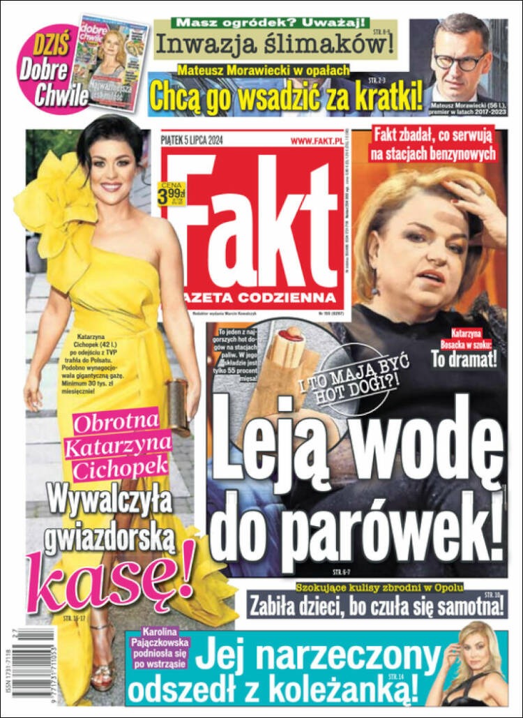Portada de Fakt (Polonia)