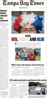 Portada de Tampa Bay Times (USA)