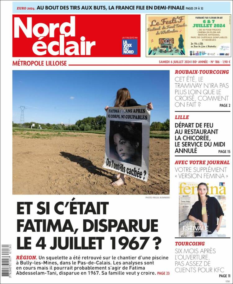 Portada de Nord Éclair (Francia)