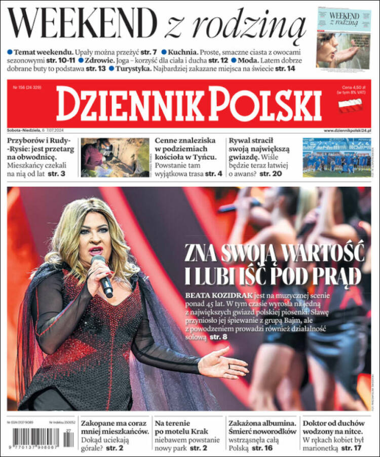Portada de Dziennik (Polonia)