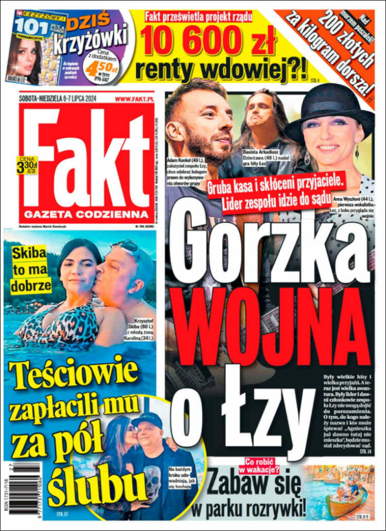 Portada de Fakt (Polonia)
