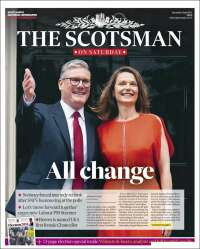 Portada de The Scotsman (Reino Unido)