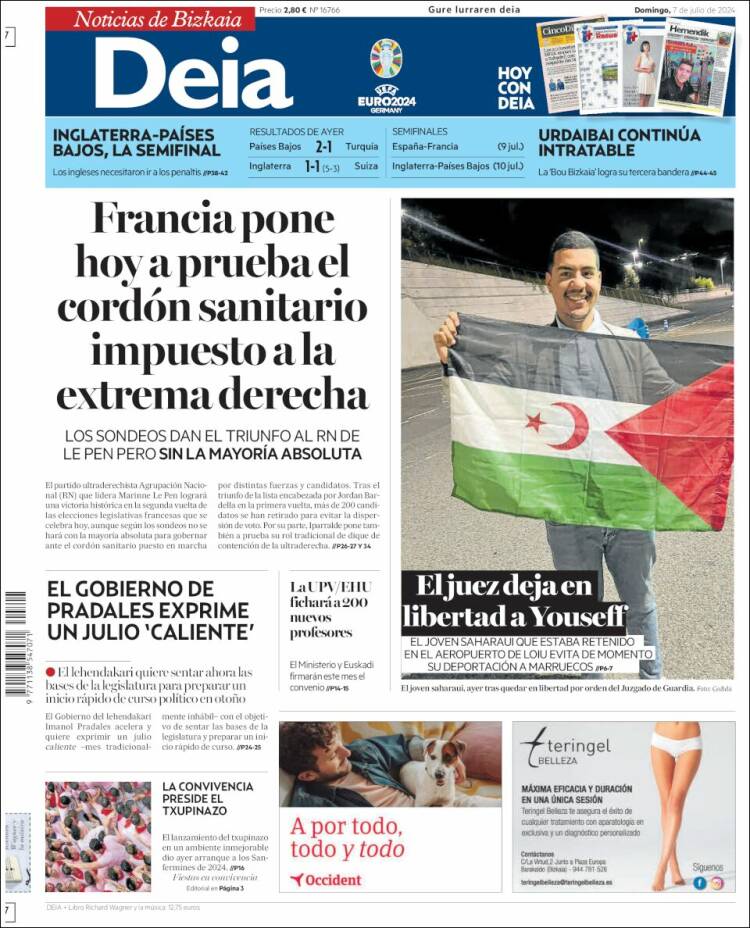 Portada de Deia (España)