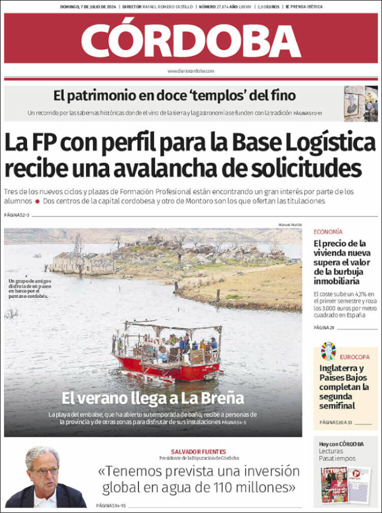 Portada de Diario de Córdoba (España)
