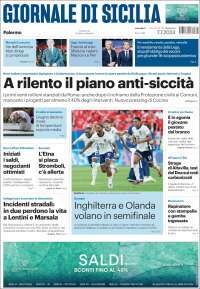 Portada de Giornale di Sicilia (Italia)