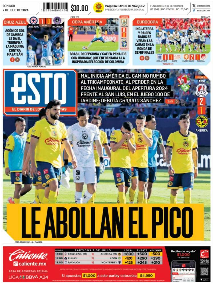 Portada de Esto (M&eacute;xico)