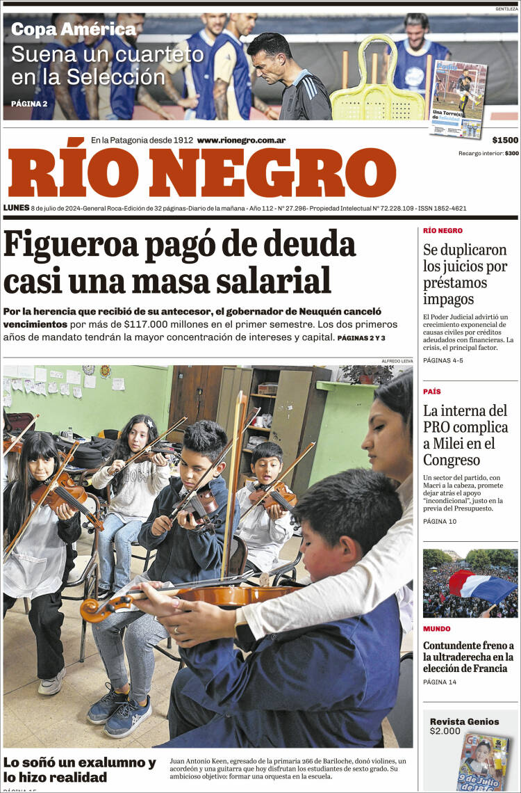 Portada de Rio Negro (Argentina)