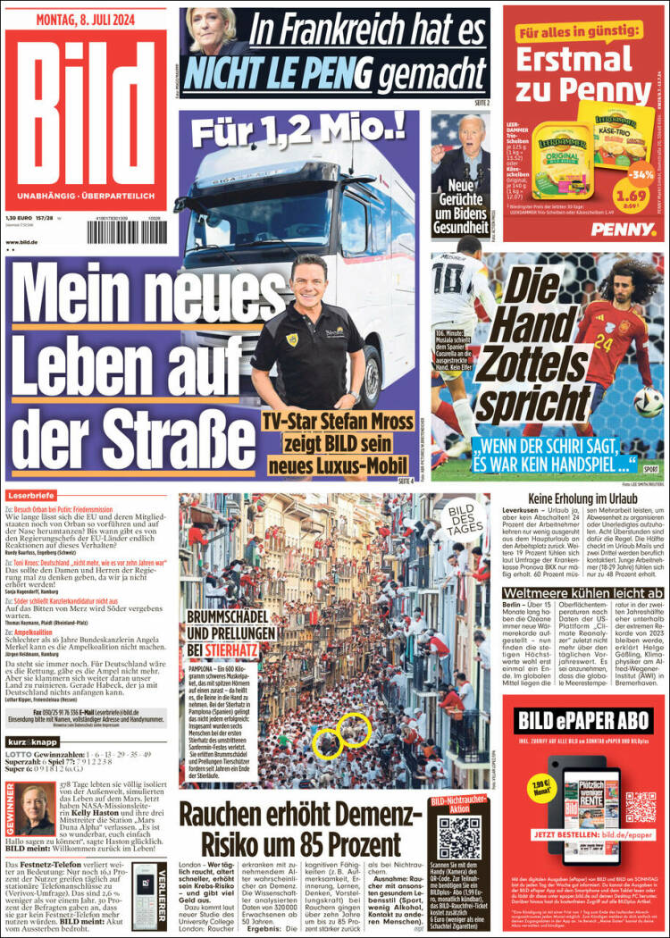 Portada de Bild (Alemania)