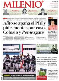 Portada de Milenio - Jalisco (México)