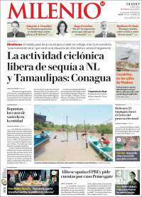 Portada de Milenio - Tamaulipas (México)