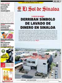 Portada de El Sol de Sinaloa (México)