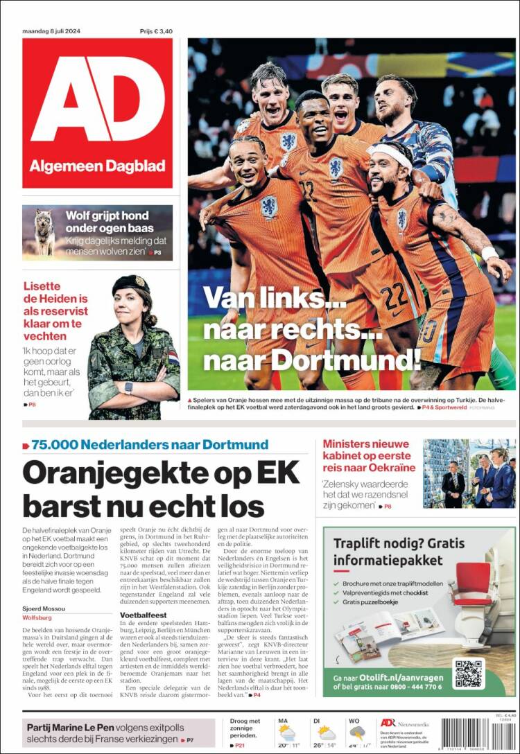 Portada de AD (Pa&iacute;ses Bajos)