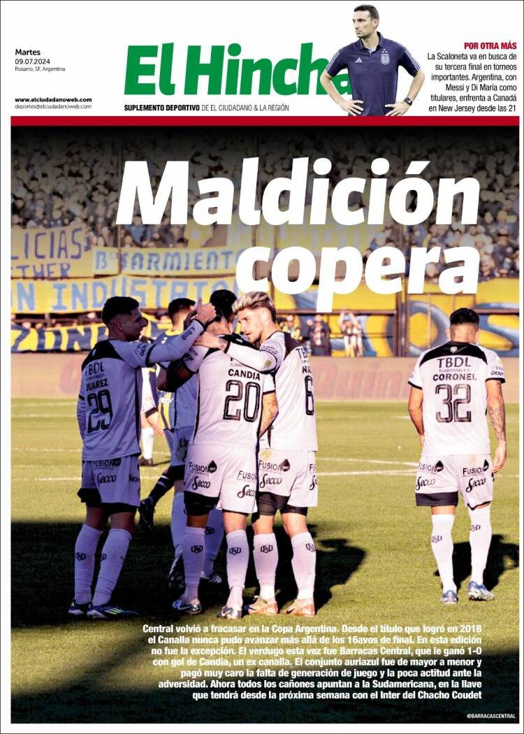 Portada de El Hincha (Argentina)