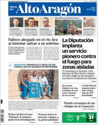 Portada de Diario del AltoAragón (España)