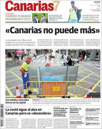 Portada de Canarias 7 (España)