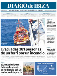 Portada de Diario de Ibiza (España)