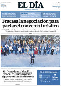 Portada de El Día (España)