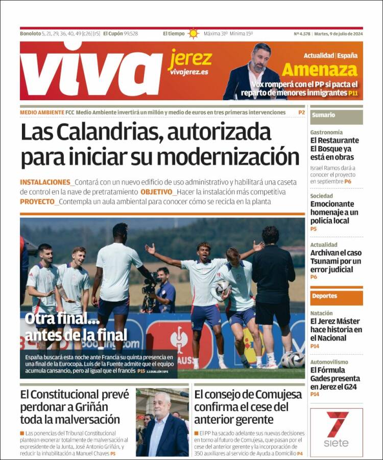 Portada de Información - Jerez (España)